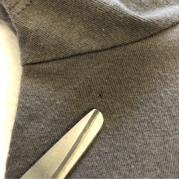 Harley Davidson Women Gray Flame Eagle Texas Raw Edge Cap Sleeve T-Shirt Top XL - Picture 6 of 9